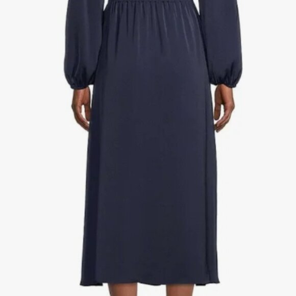 Kobi Halperin Rosanne Black Maxi Dress NWT $398 Size M Mock Drawstring Lined - Picture 14 of 16